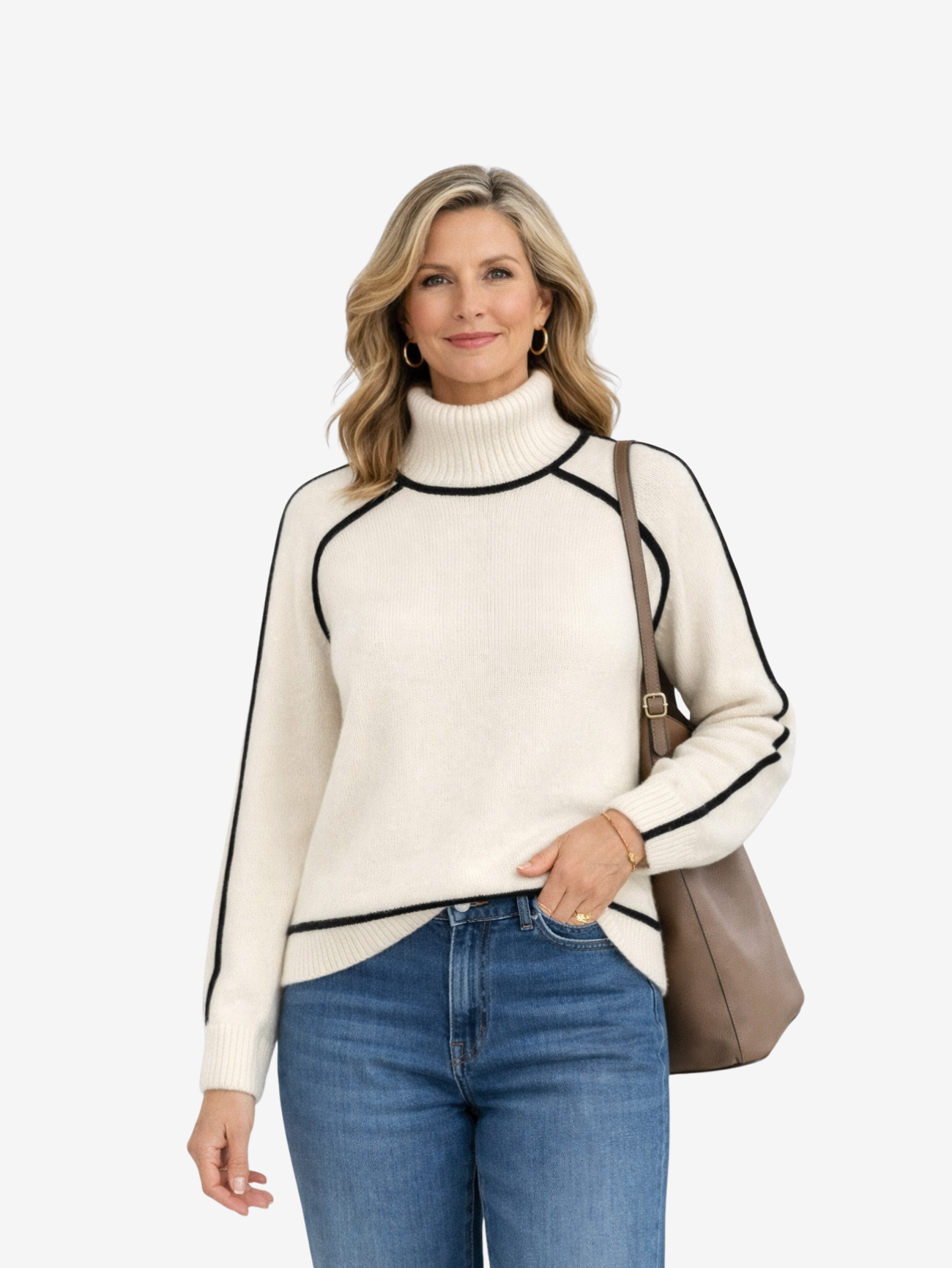 Women's Turtleneck Long Sleeve Pullover