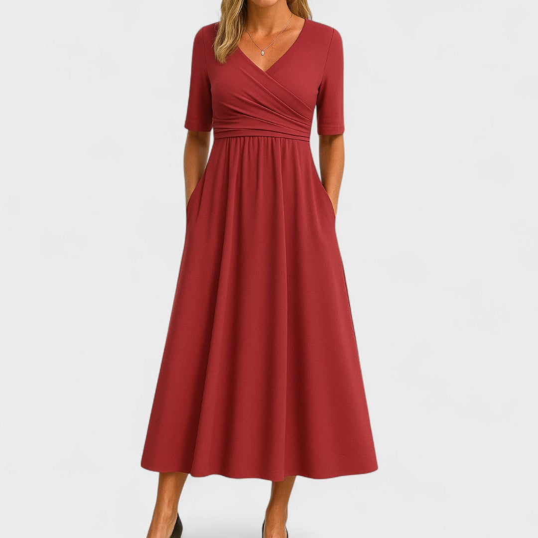 Women's Elegant Graduation Dress | Solenne™ Close Up