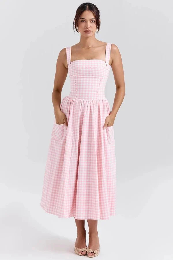 Women's Midi Sundress | Pleated | Bellamira™ View 15
