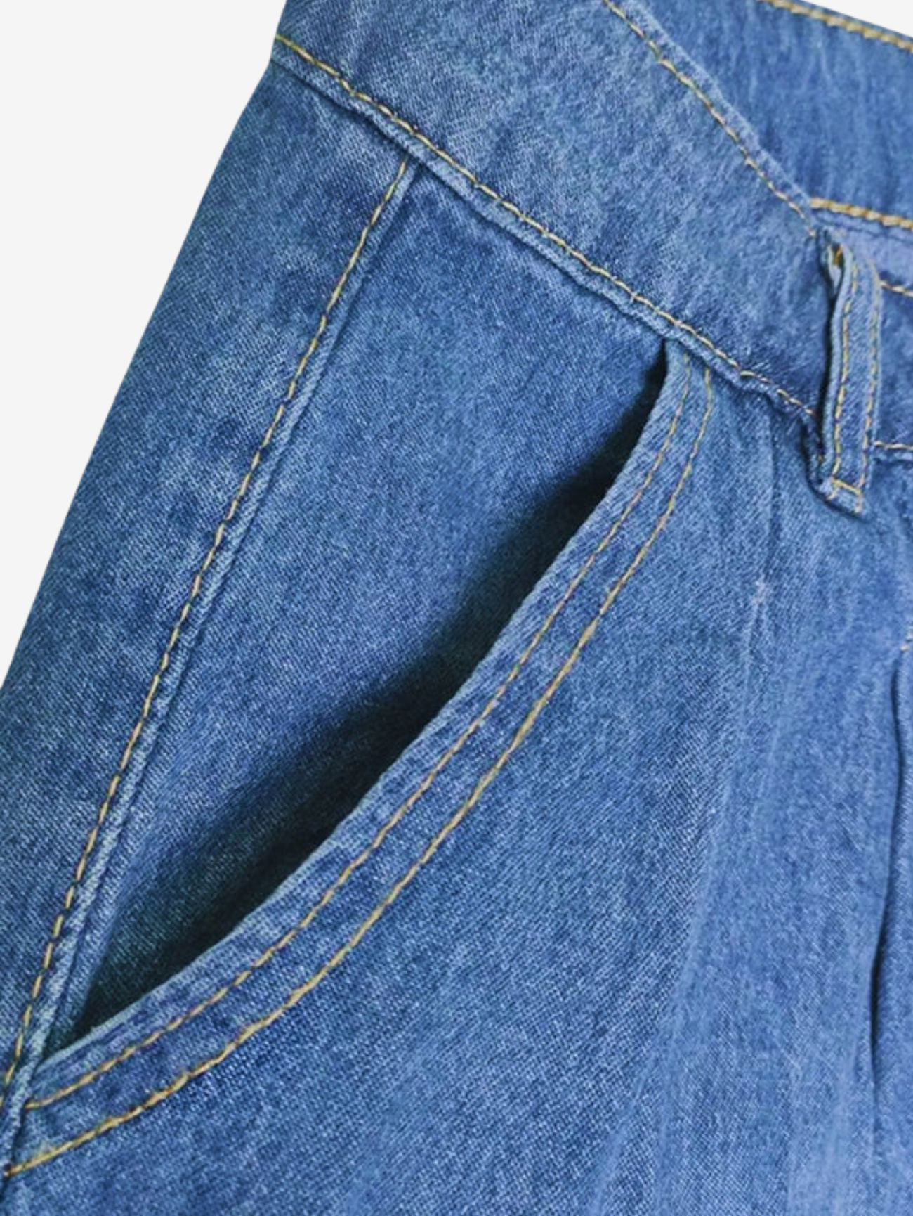 Women's High Waist Wide Leg Jeans - By Ellison - Image 3