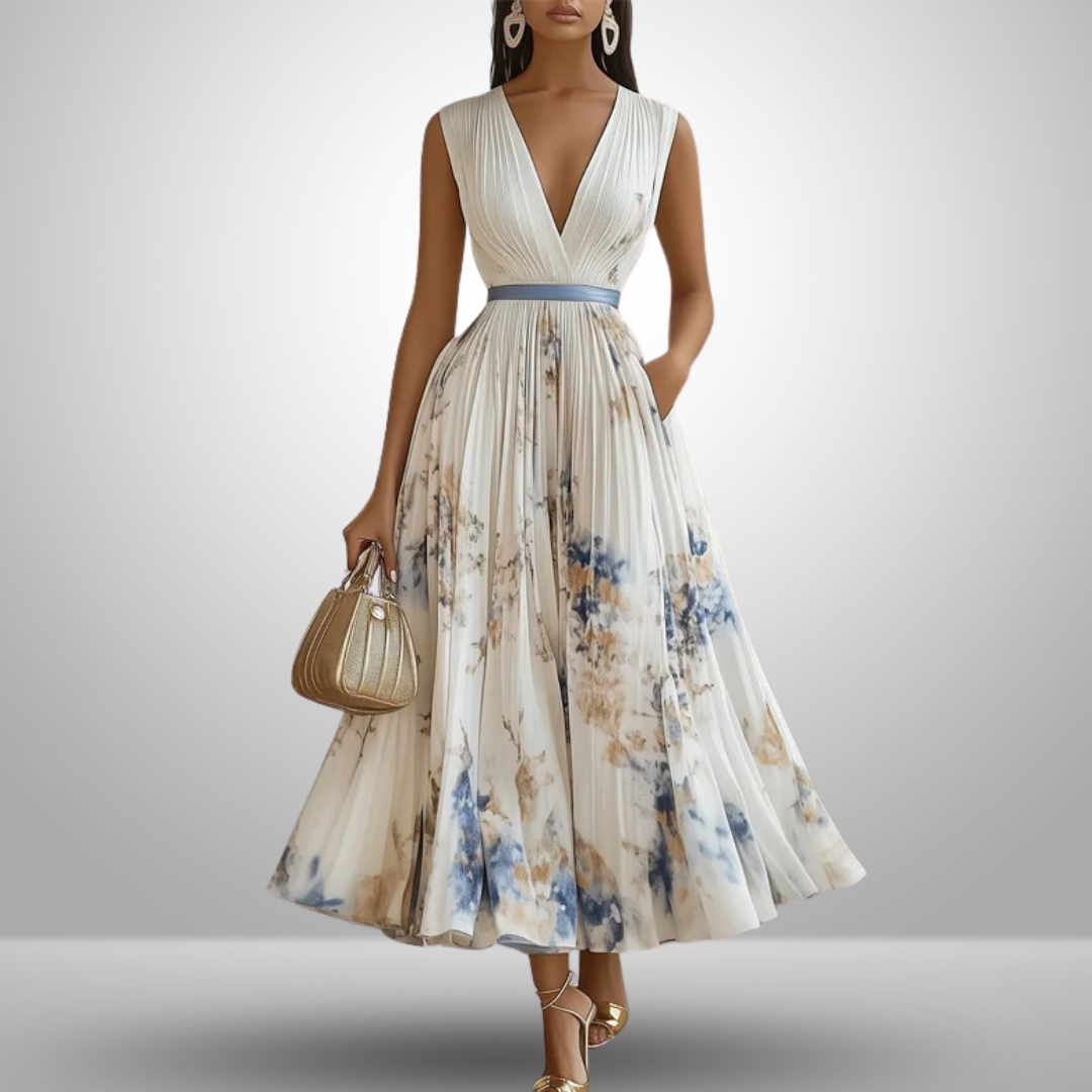 Women's Flowy Sleeveless Graduation Dress | Seraphina™ Hero