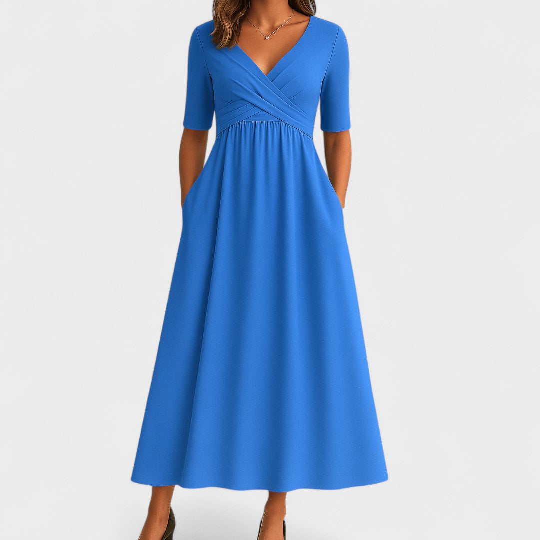 Women's Elegant Graduation Dress | Solenne™ Side
