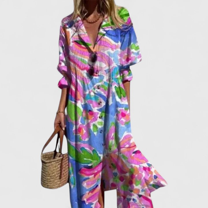 Women's Elegant Boho Dress | Seraphina™ Back