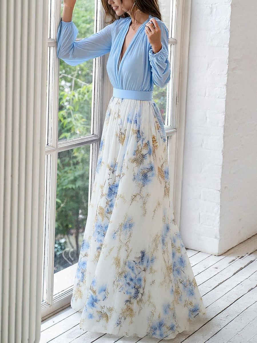 Women's Floral Maxi Dress | Vibrant | Seraphina™ Front