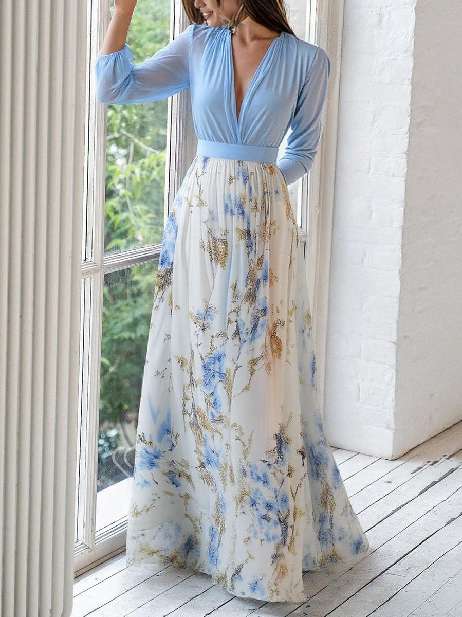 Women's Floral Maxi Dress | Vibrant | Seraphina™ Detail