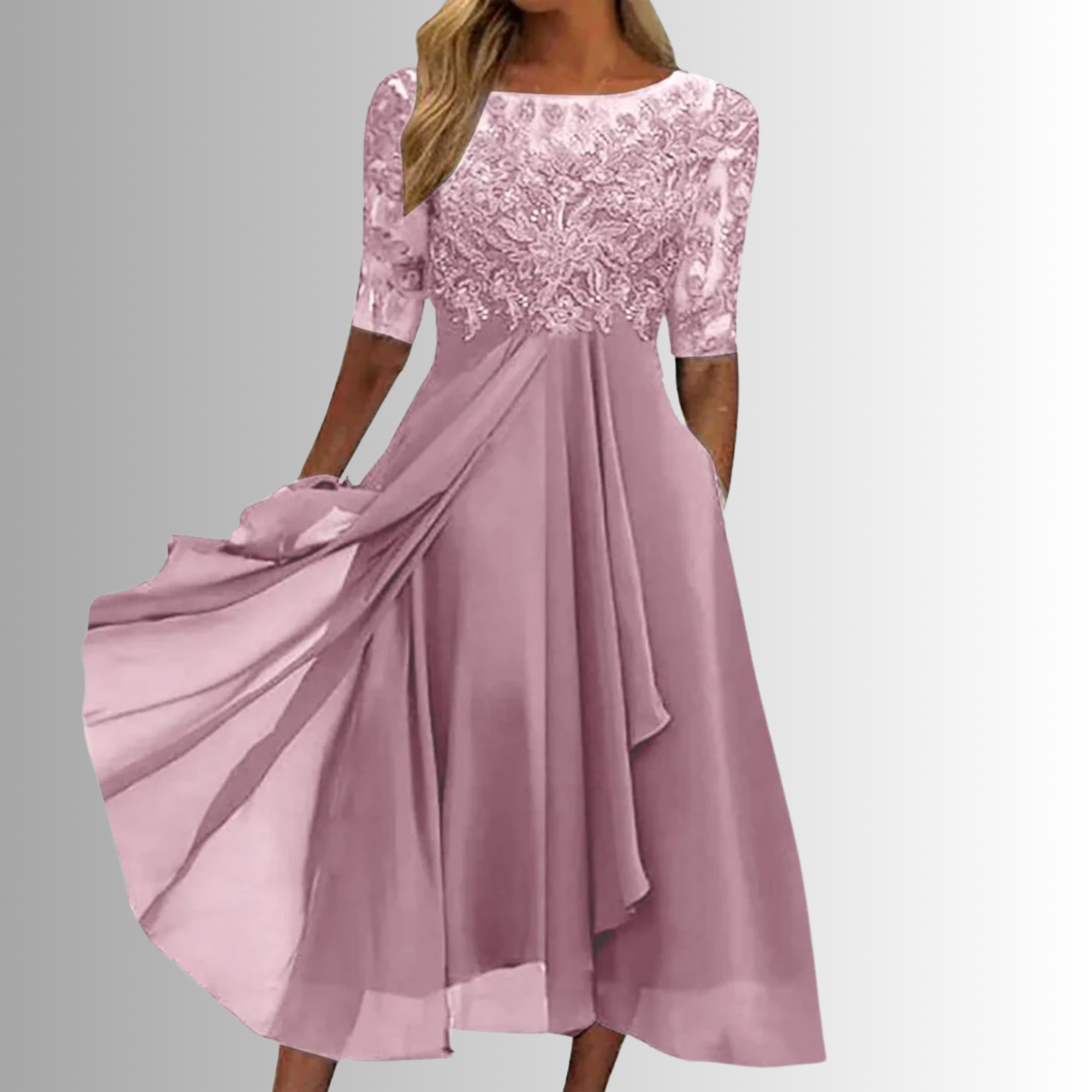 Women's Elegant Graduation Dress | Celestine™ Front
