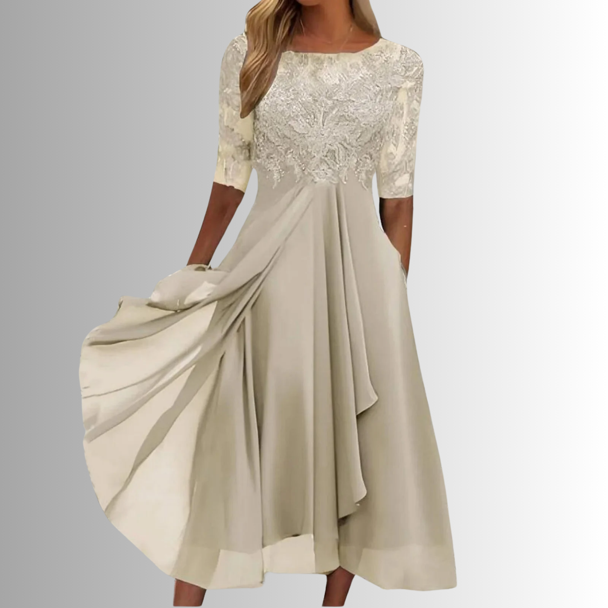 Women's Elegant Graduation Dress | Celestine™ Detail