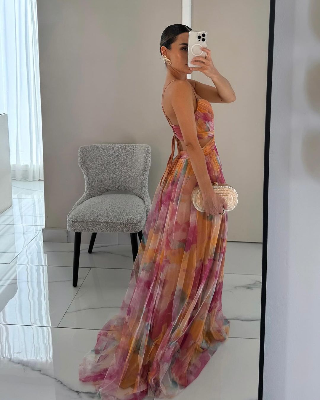 Women's Floral Maxi Dress | Seraphine™ Detail