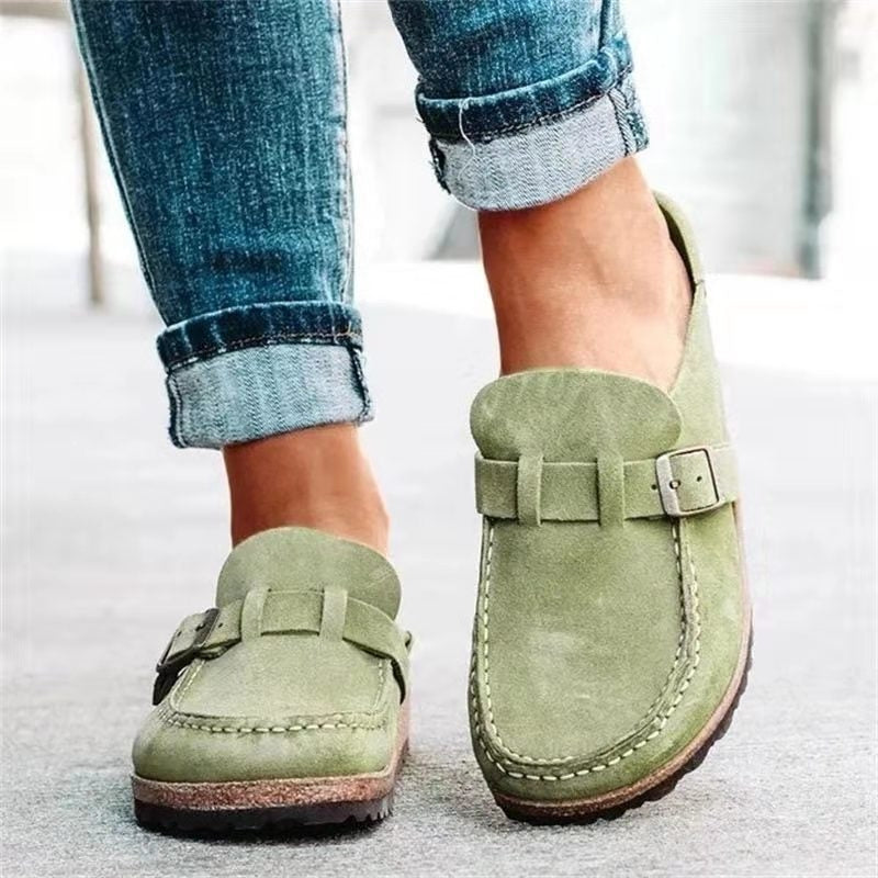 Women's Orthopedic Slip-Ons | Suede | Veridian™ Side
