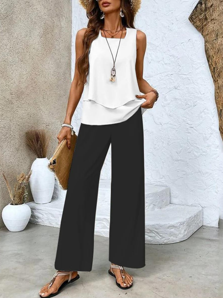 Women's Chic Two Piece Set | Seraphina™ Front