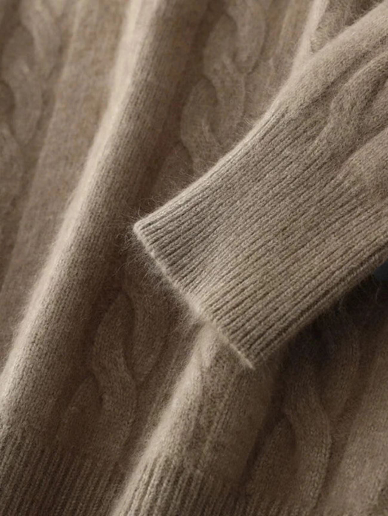 Women's Cable Knit Sweater - By Ellison - Image 3