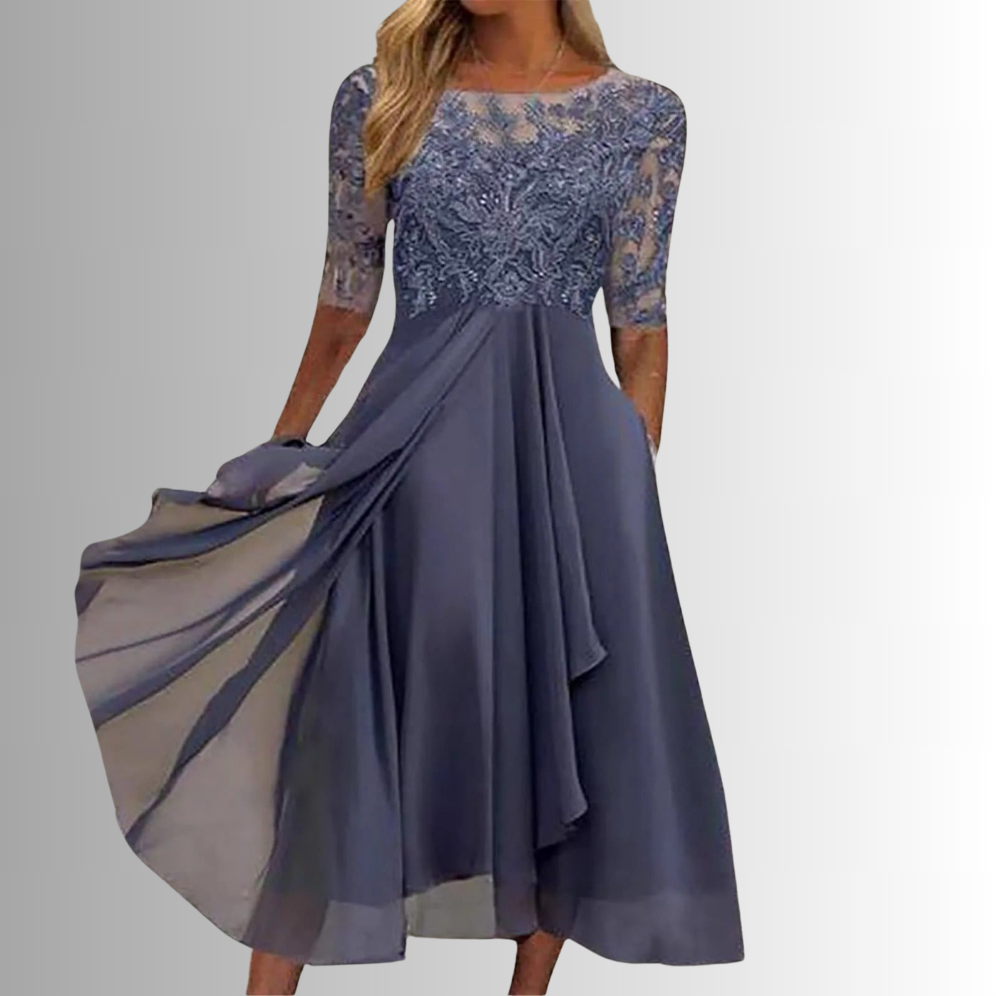 Women's Elegant Graduation Dress | Celestine™ Back
