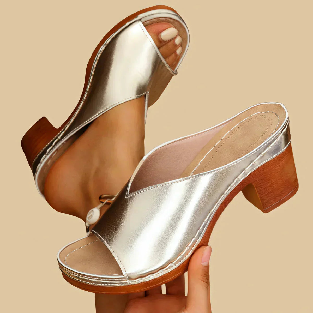 Women's Orthopedic Sandals | Thick Heels | Virellia™ Hero