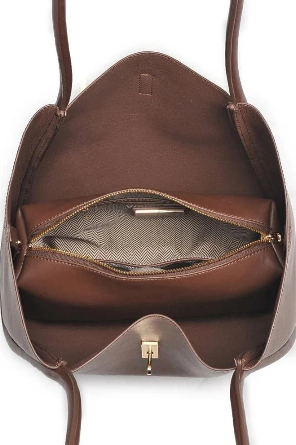 Tote Bag Women's Leather | Vegan | Meridiana™ Angle