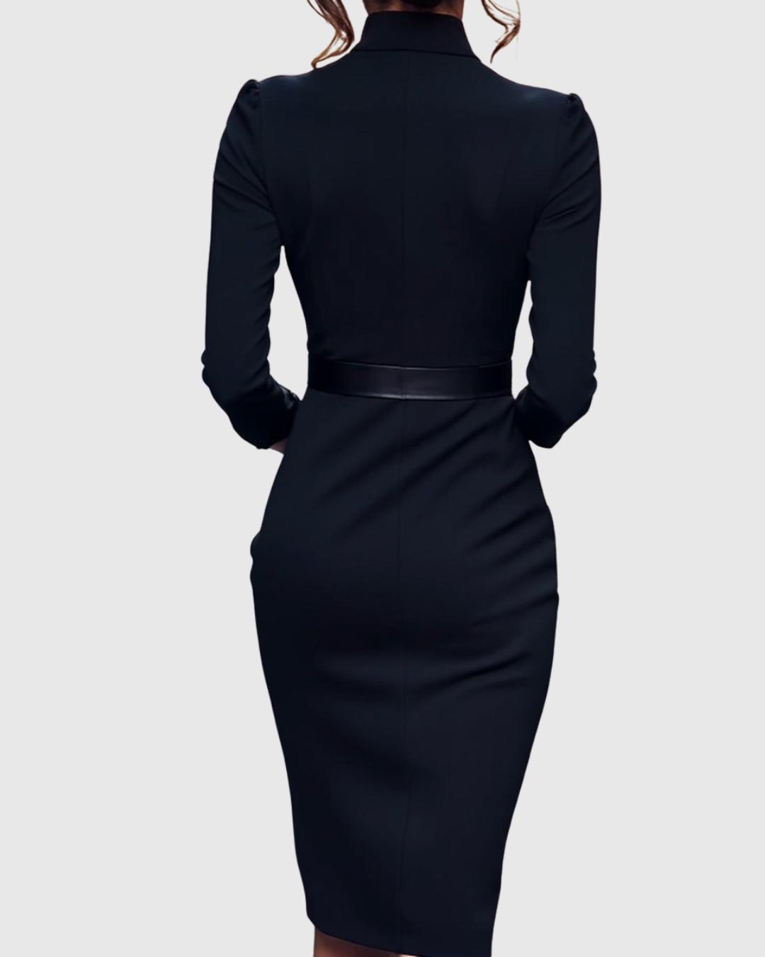 Women's Refined Elegant Graduation Dress | Vespera™ Close Up