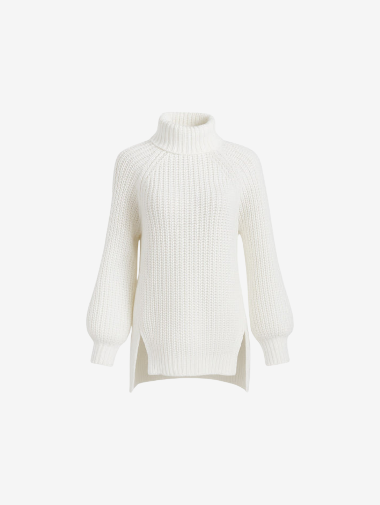 Women's Long Sleeve Turtleneck Knit Sweater - By Ellison - Image 1