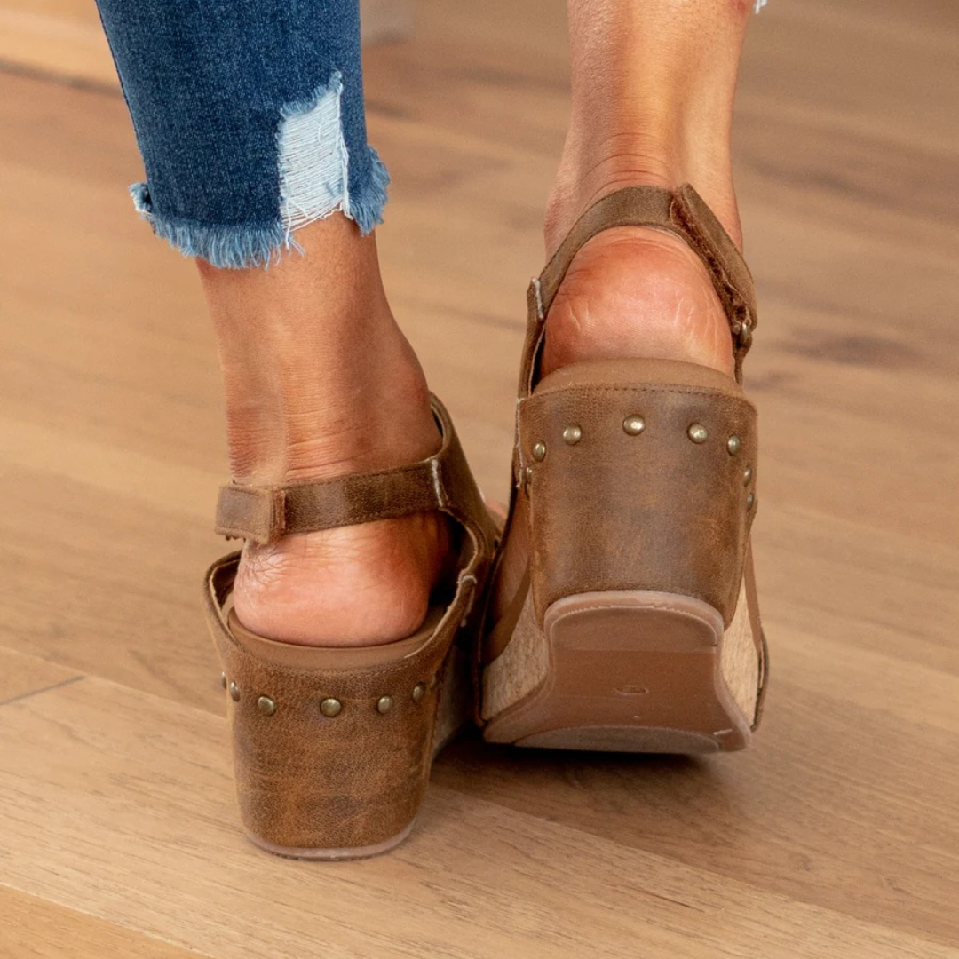 Sandals Women's Suede Orthopedic | Wedge | Mirabelle™ View 13