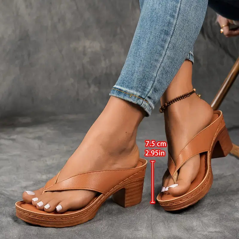 Women's Orthopedic Slippers | Heeled | Seraphine™ Close Up