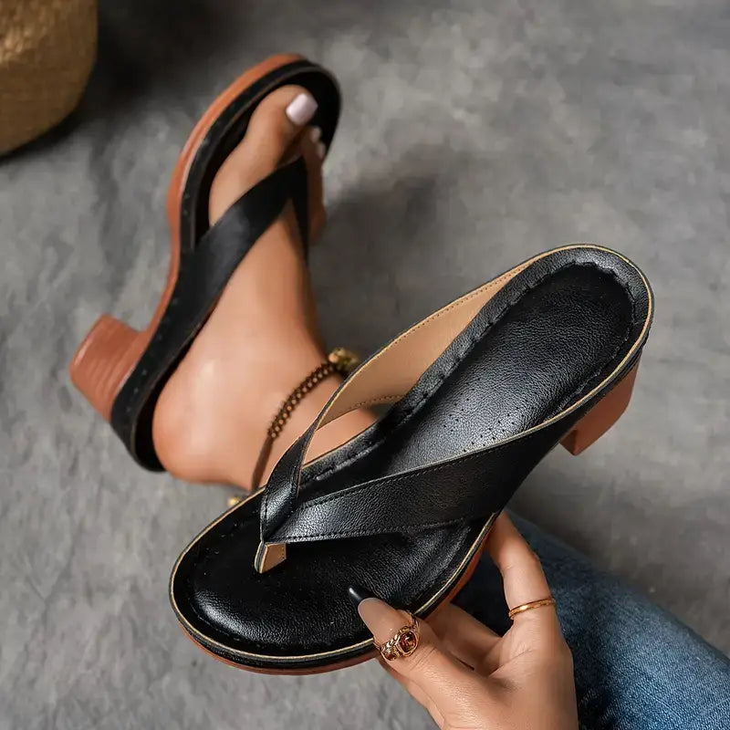 Women's Orthopedic Slippers | Heeled | Seraphine™ Side