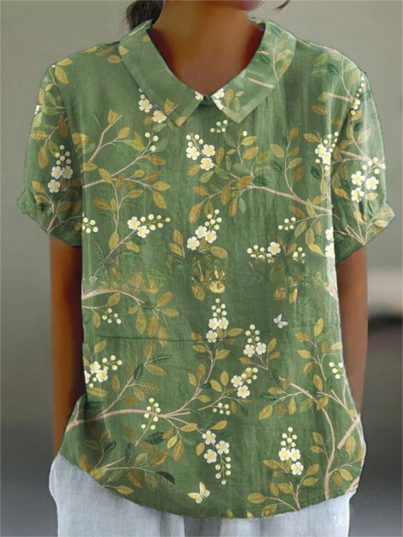 Women's Floral Shirt | Relaxed | Celeste™ Side