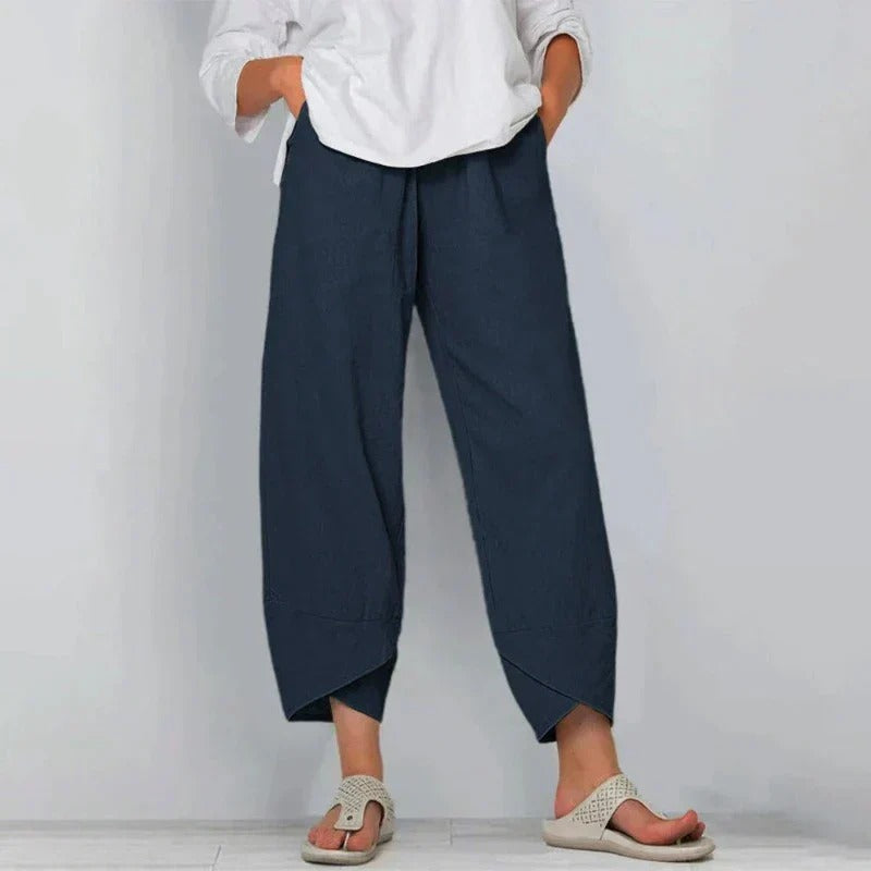 Women's Linen Summer Pants | Elyssia™ Hero