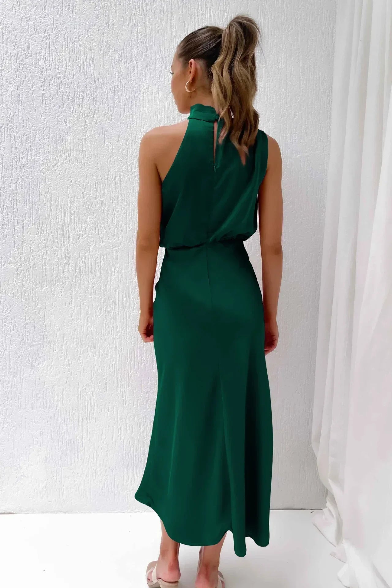 Women's Elegant Halter Evening Dress | Seralynn™ View 14