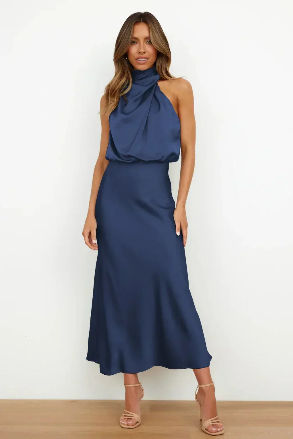 Women's Elegant Halter Evening Dress | Seralynn™ View 11