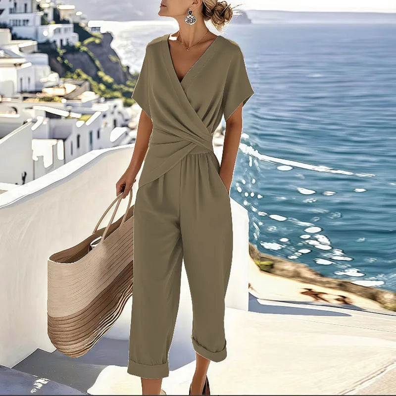 Women's Elegant Two-Piece Set | Veridiana™ Detail