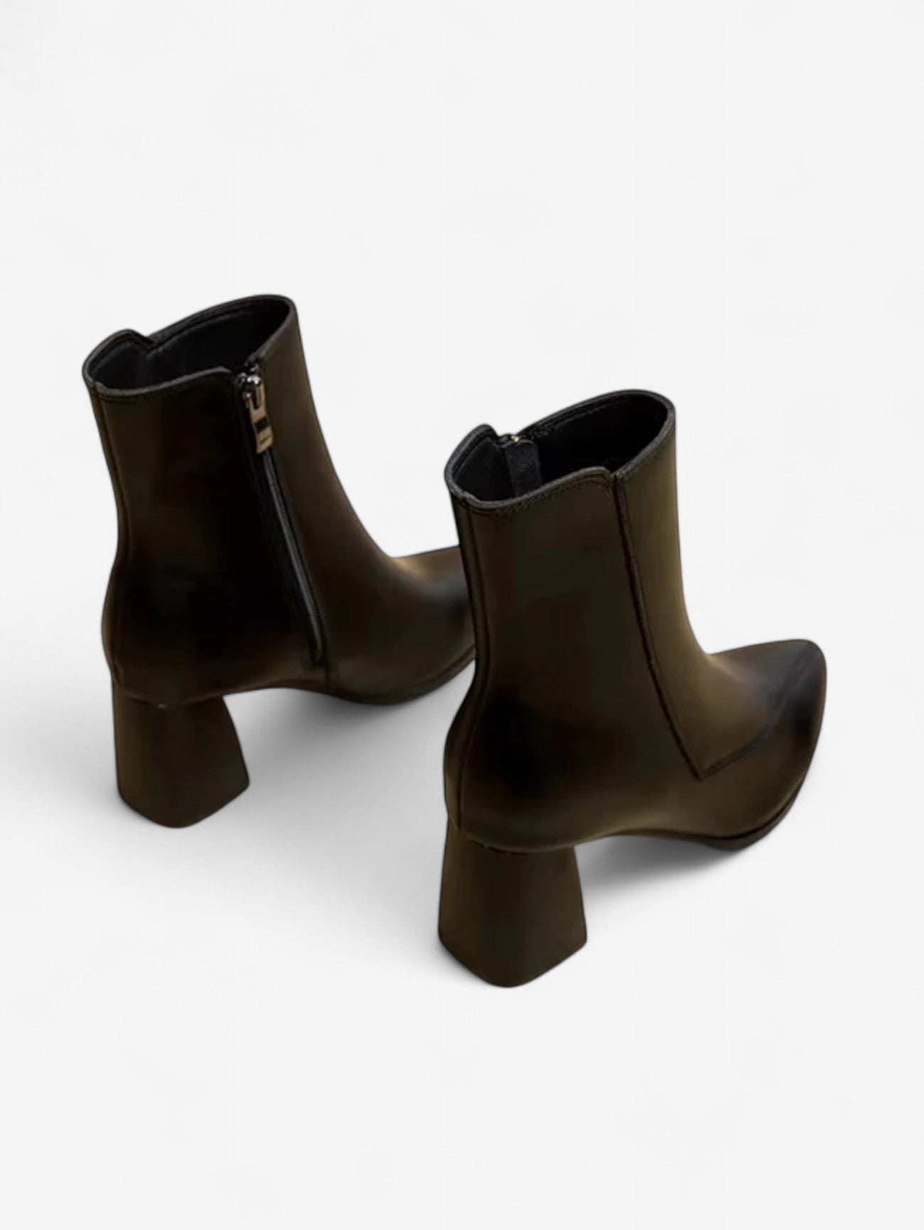 Women's Pointed Toe Block Heel Ankle Boots - By Ellison - Image 3