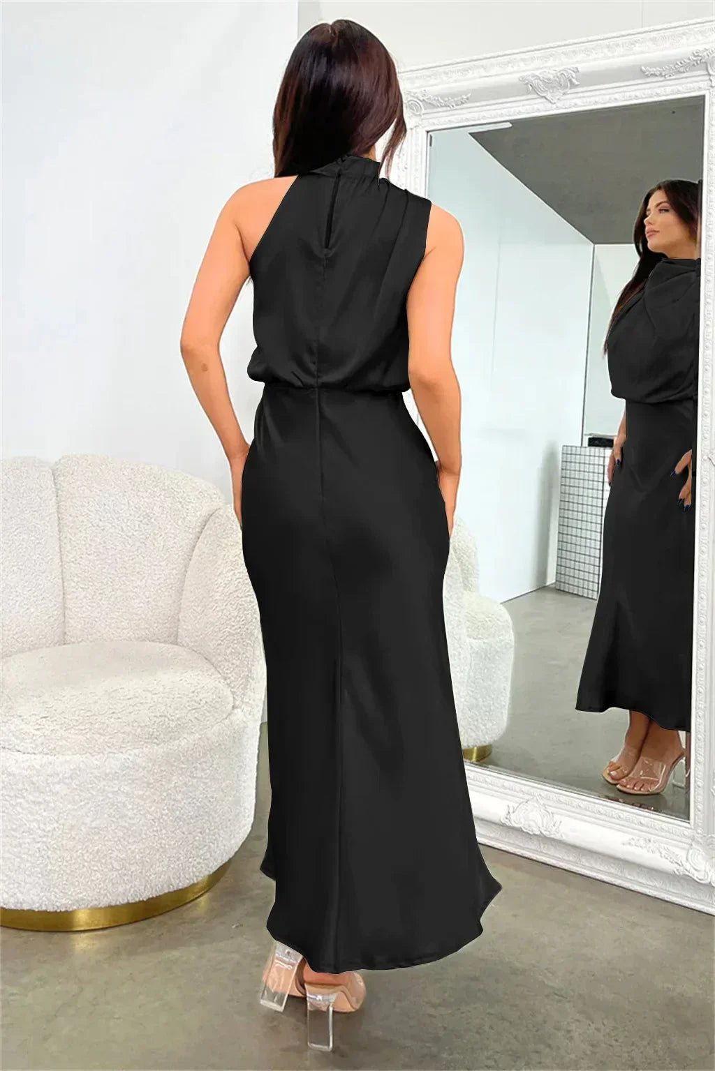 Women's Elegant Halter Evening Dress | Seralynn™ View 21
