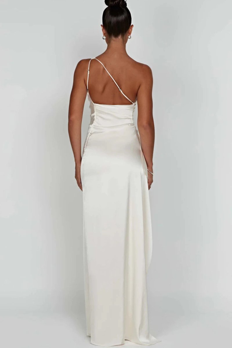 Women's One Shoulder Wedding Guest Dress | Marelliana™ View 21