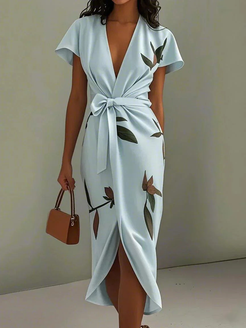 Women's Stylish Wrap Dress | Belaria™ Front