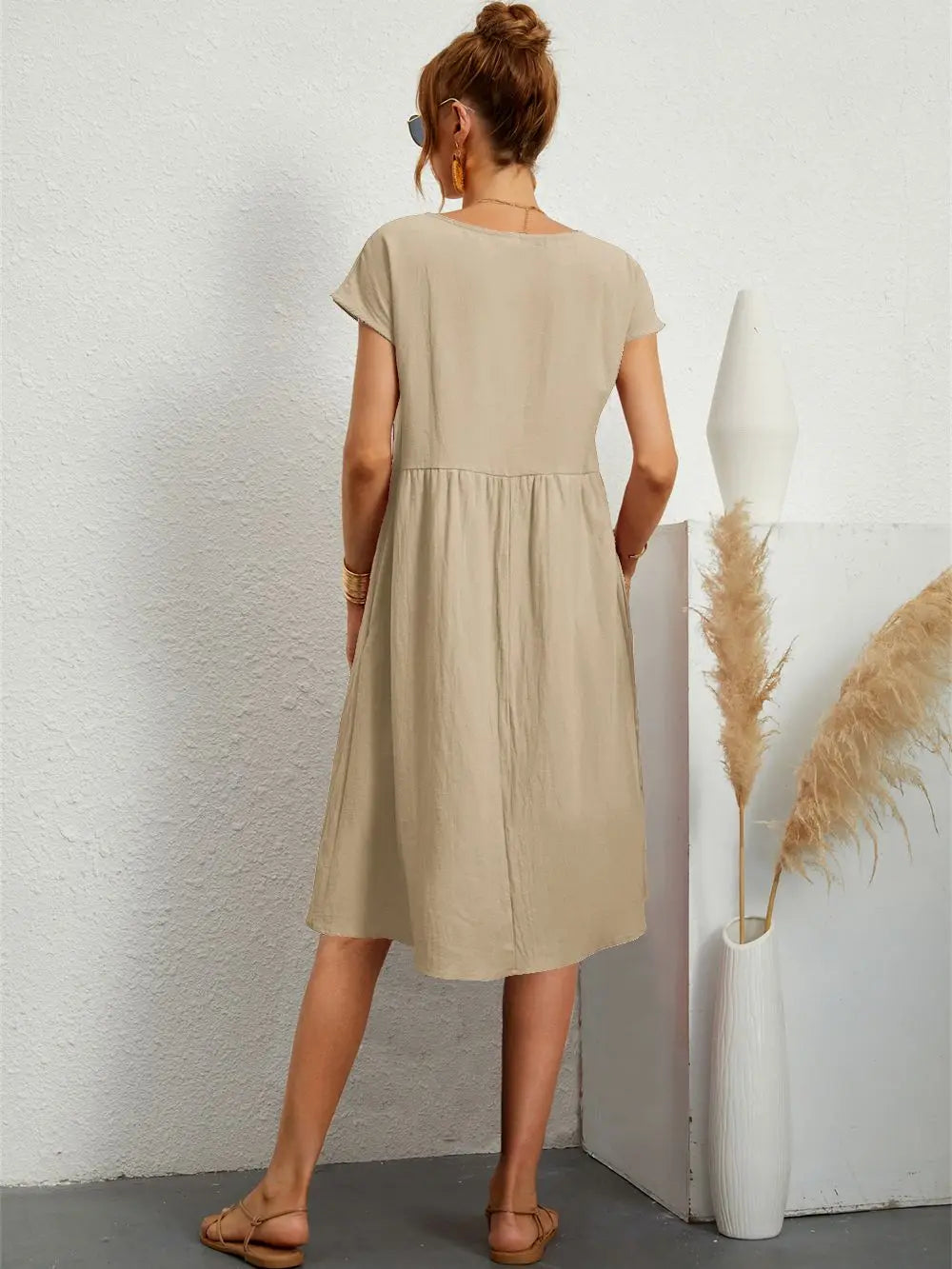 Women's Casual Pocket Dress | Bellacora™ Side
