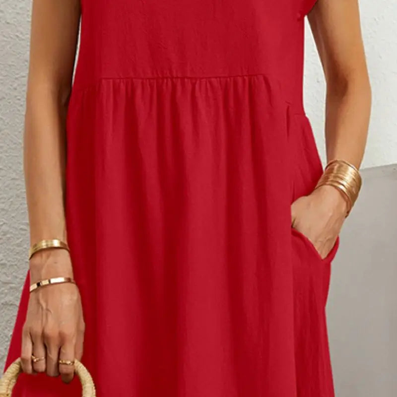 Women's Casual Pocket Dress | Bellacora™ Close Up