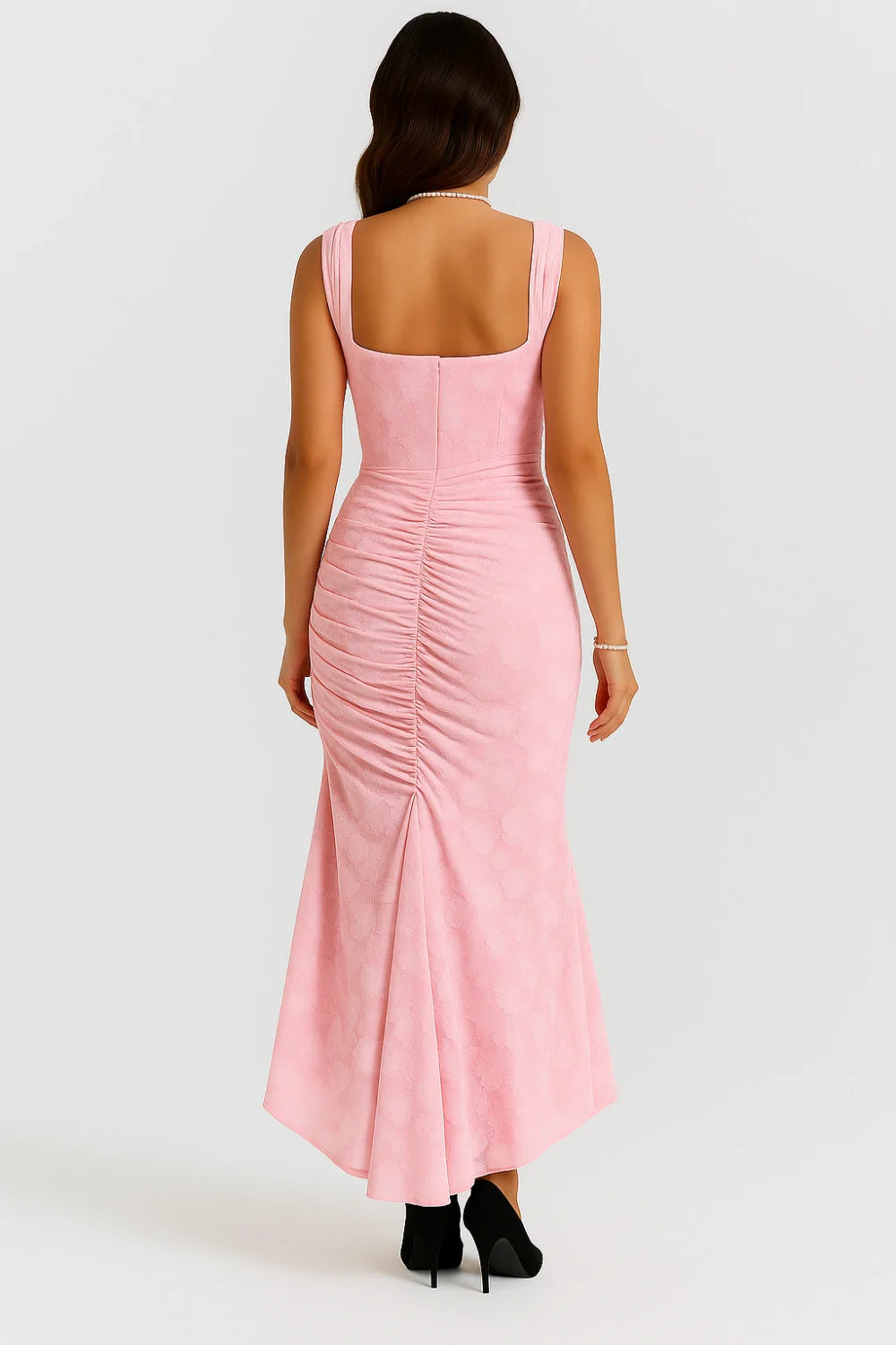 Women's Rose Print Maxi Dress | Flowing | Arabellina™ View 19