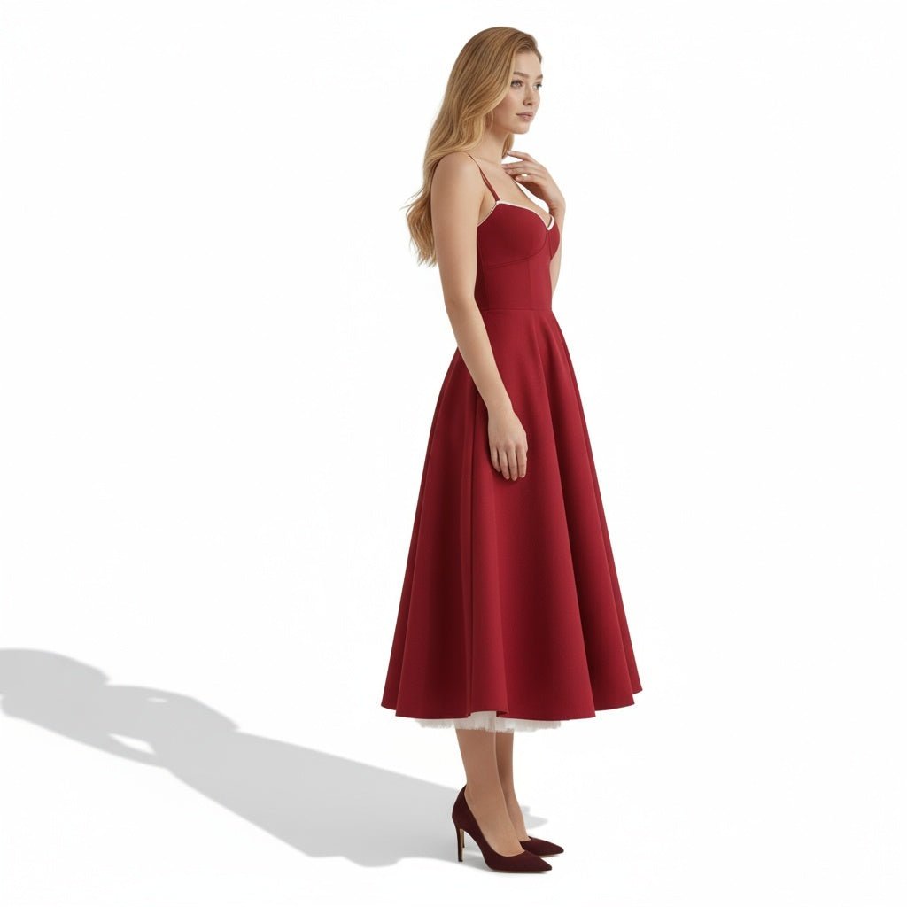 Women's Satin Wedding Guest Dress | Tulle | Aurelianna™ View 23