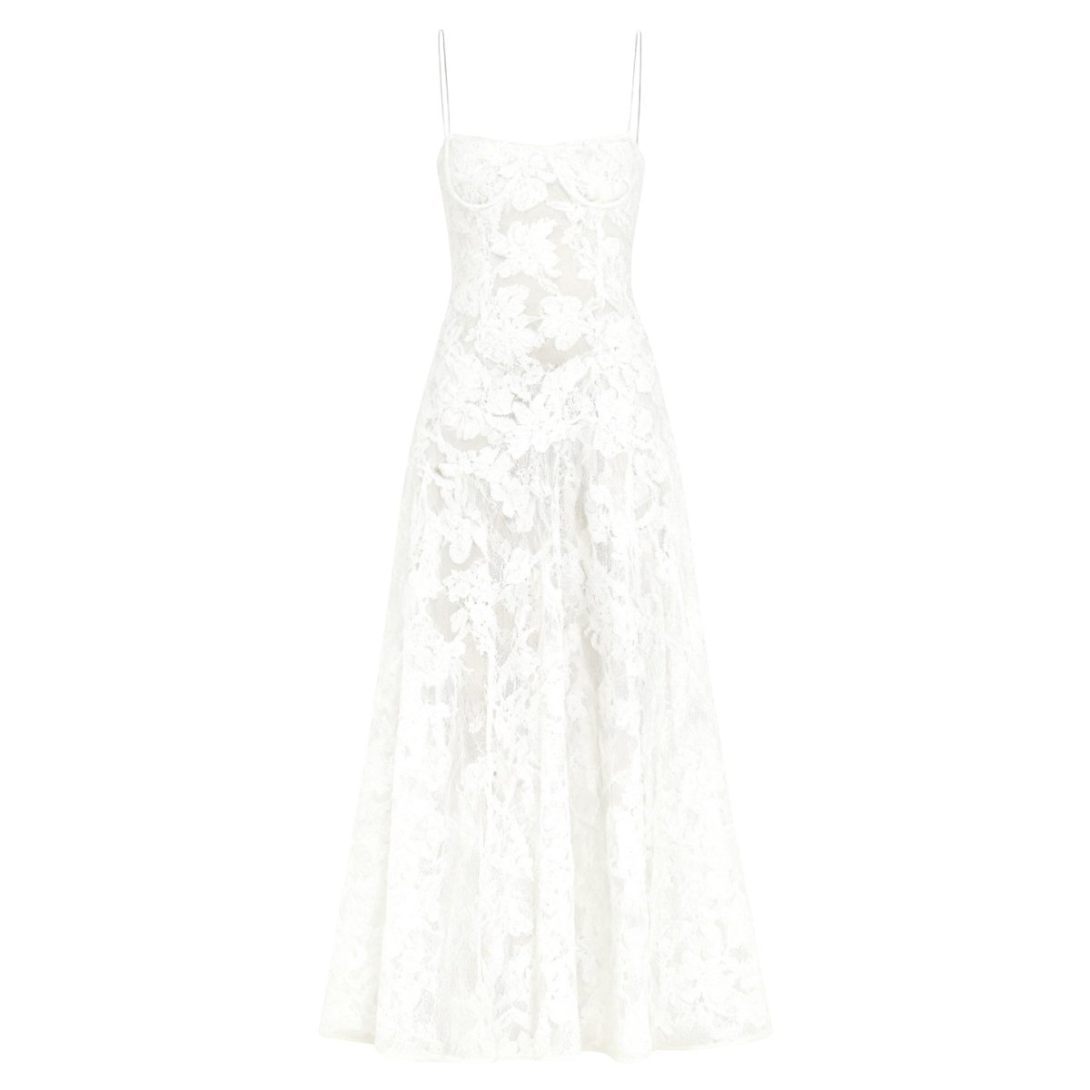 Women's Floral Jacquard Wedding Guest Dress | Etherelynn™ Close Up
