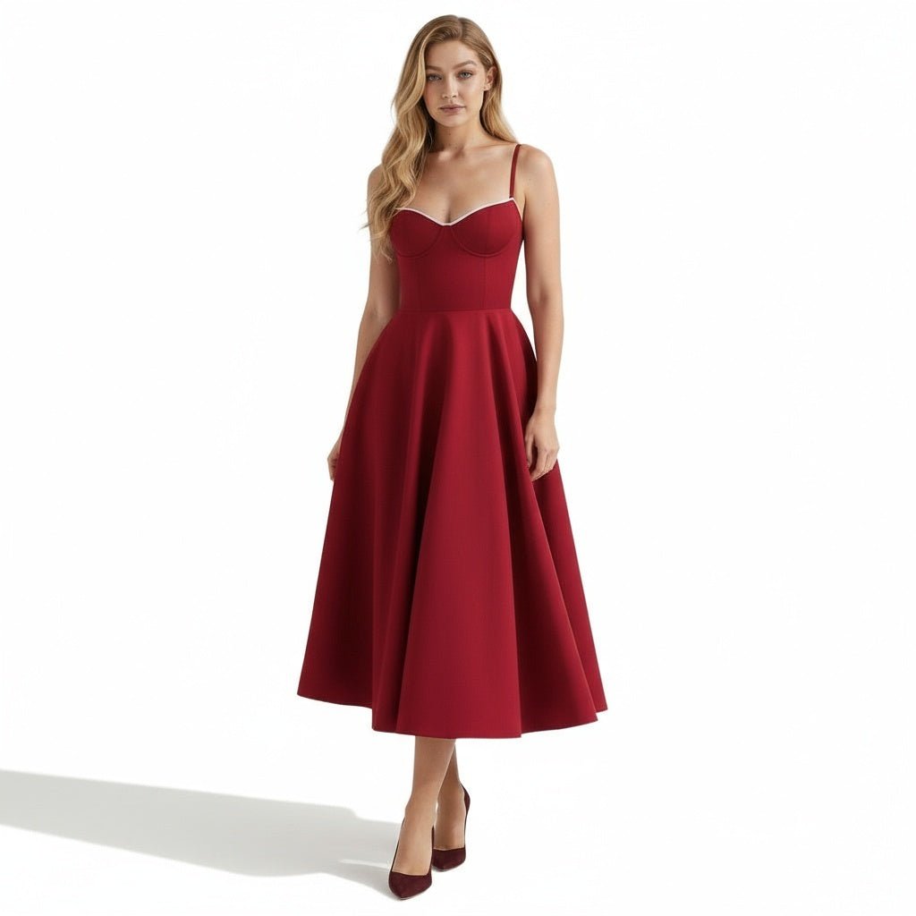 Women's Satin Wedding Guest Dress | Tulle | Aurelianna™ View 22