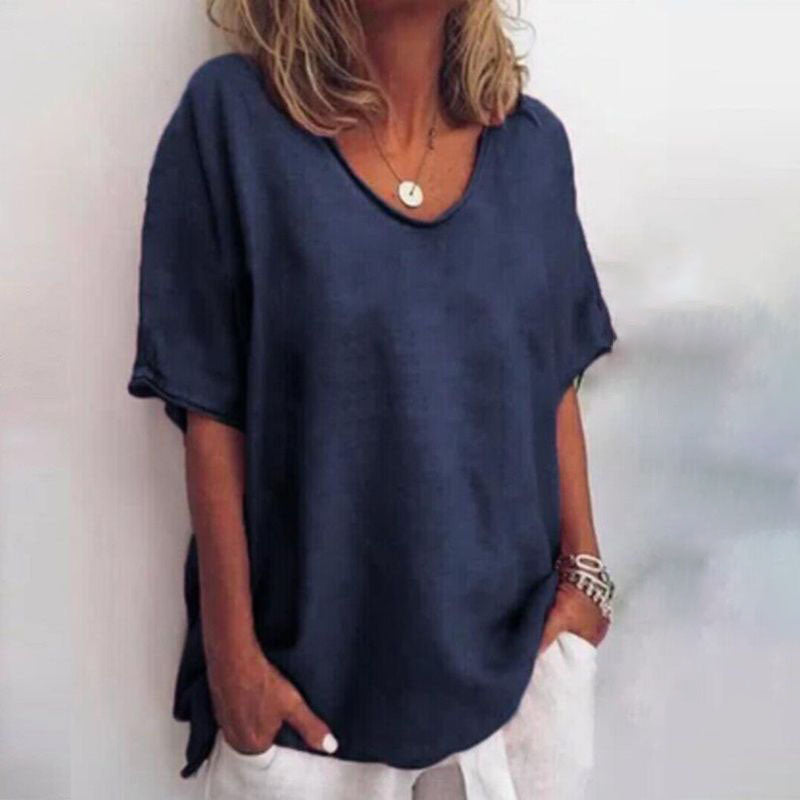 Women's Comfortable Loose Blouse | Amalira™ Side