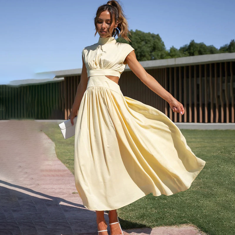 Women's Halter Elegance Dress | Valentara™ Lifestyle