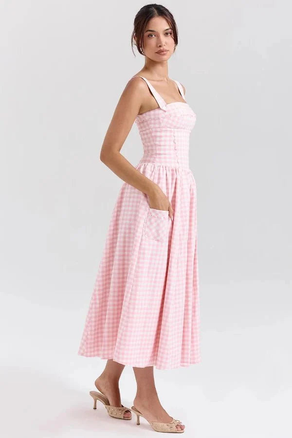 Women's Midi Sundress | Pleated | Bellamira™ View 17