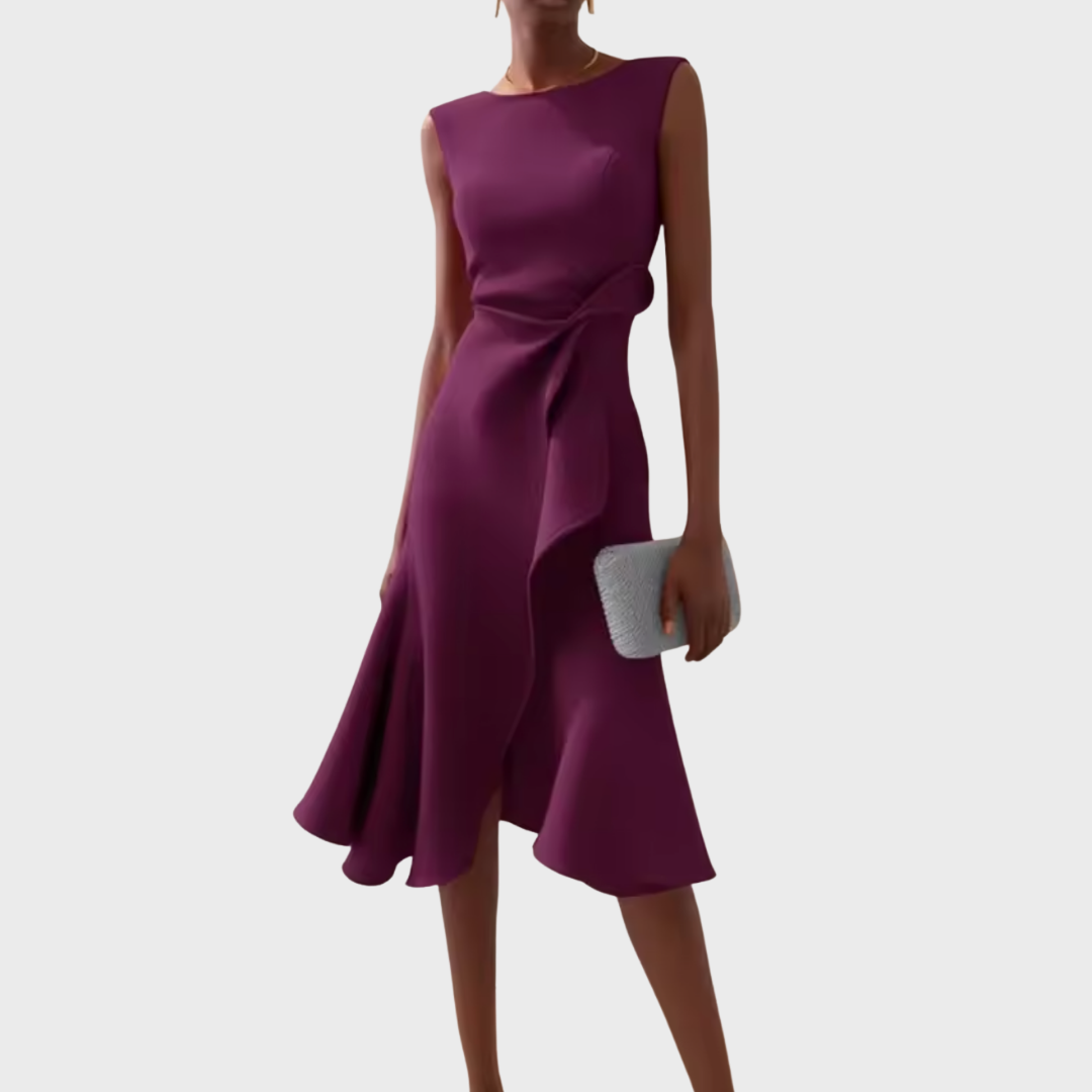 Women's Draped Asymmetric Graduation Dress | Miraleth™ Lifestyle