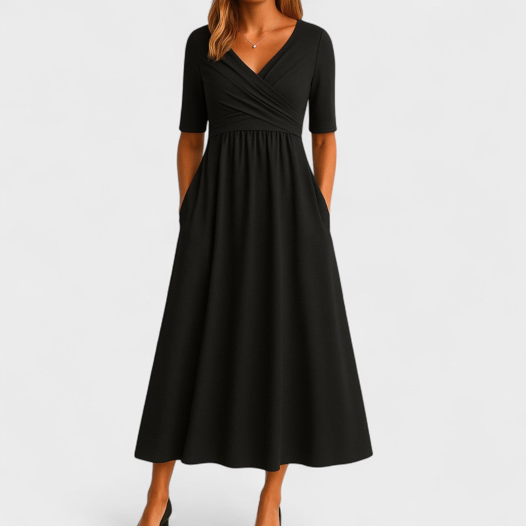 Women's Elegant Graduation Dress | Solenne™ Front