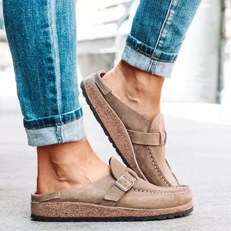 Women's Orthopedic Slip-Ons | Suede | Veridian™ Front