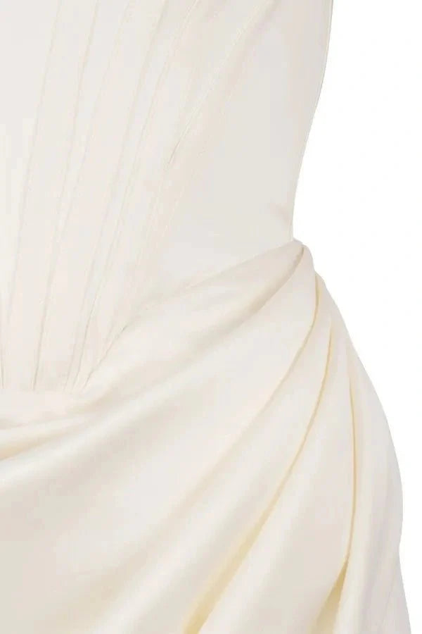 Women's Satin Wedding Guest Dress | Corset | Thessadora™ Lifestyle