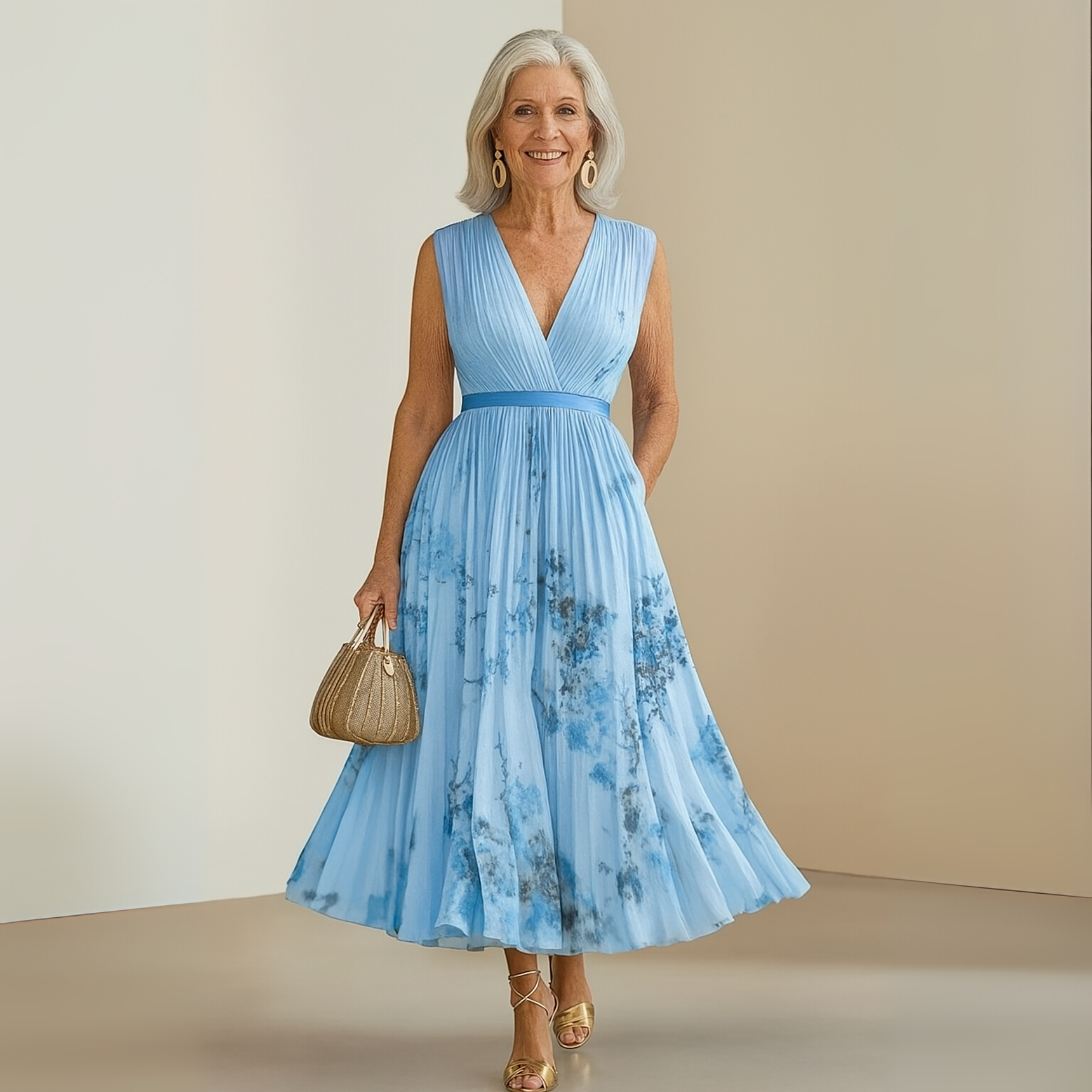 Women's Flowy Sleeveless Graduation Dress | Seraphina™ Alternate