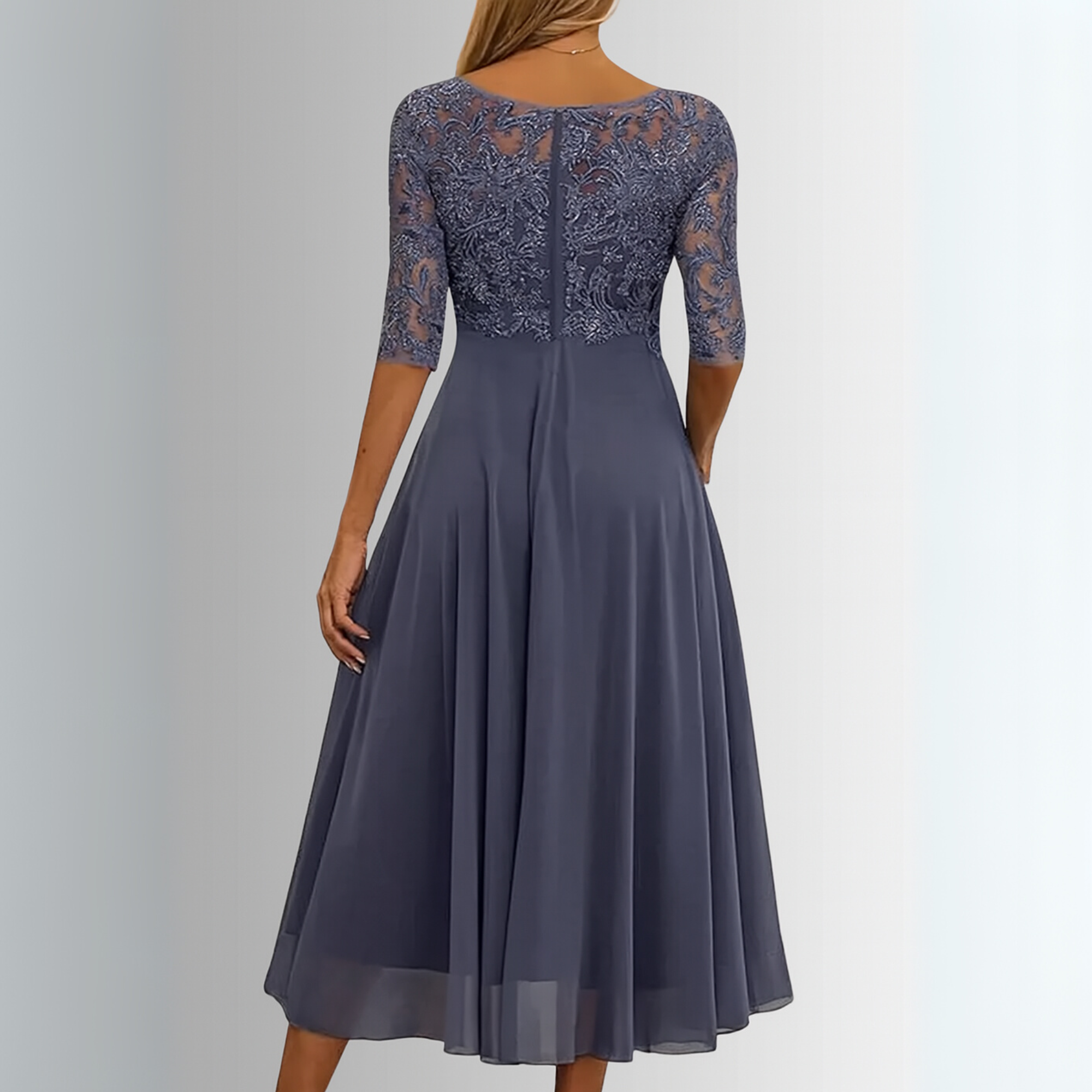 Women's Elegant Graduation Dress | Celestine™ Close Up