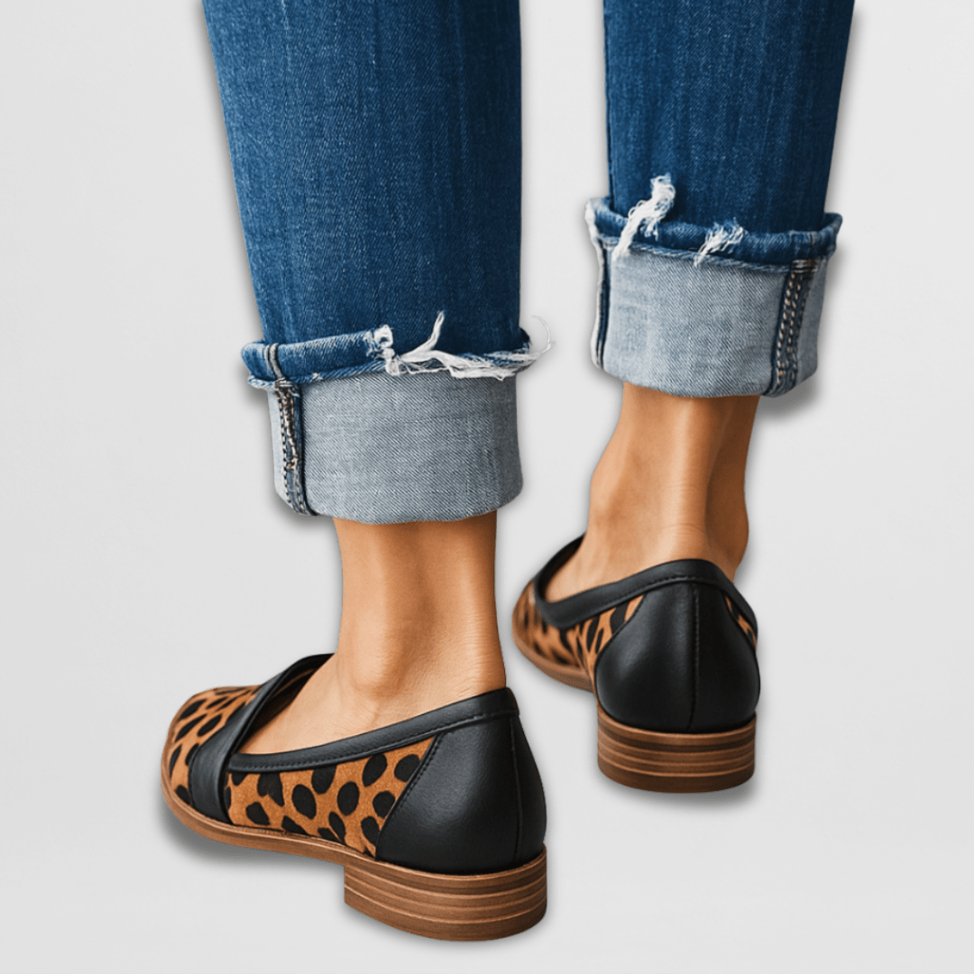 Women's Orthopedic Soft Suede Loafers | Miralys™ Back
