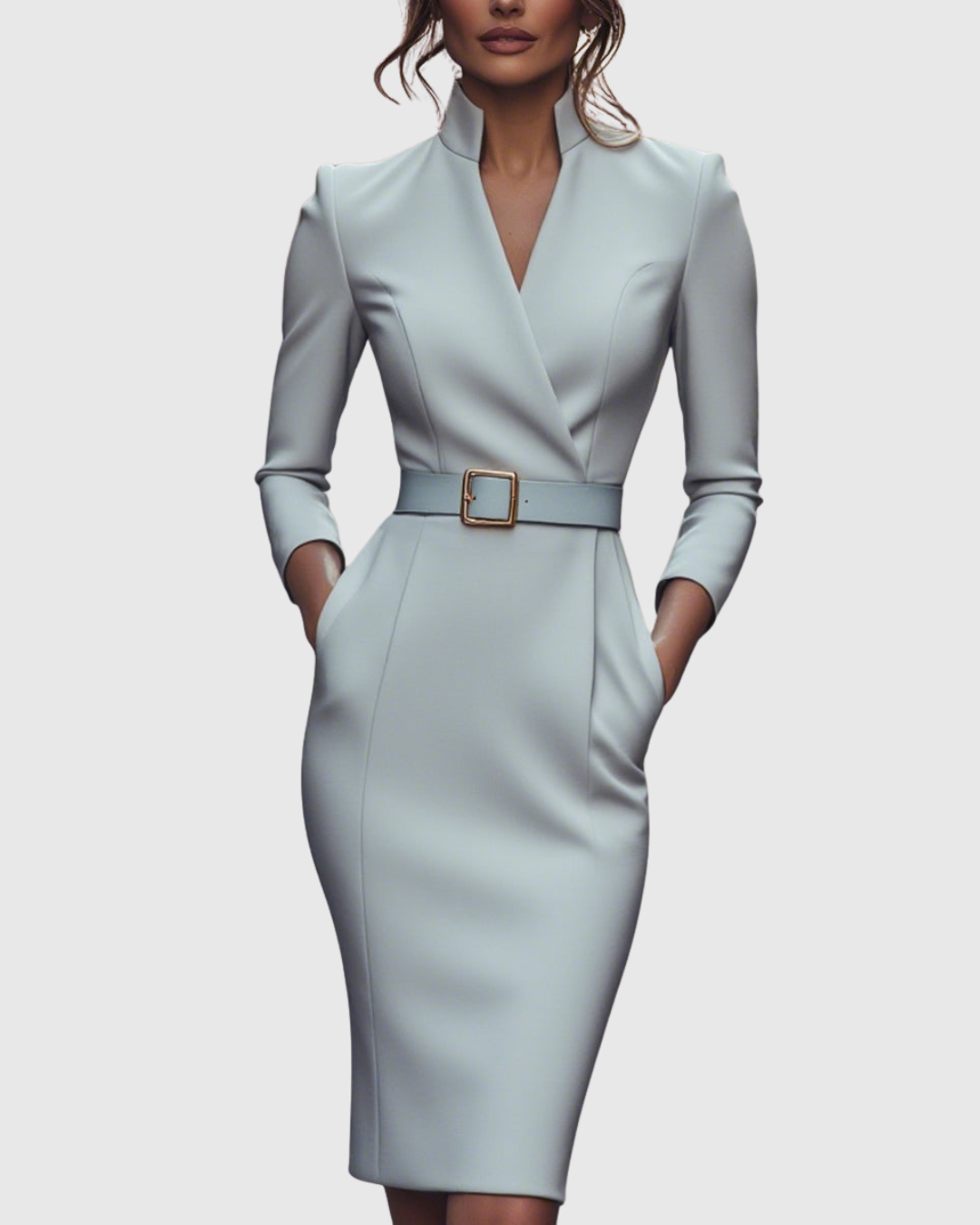 Women's Refined Elegant Graduation Dress | Vespera™ View 11
