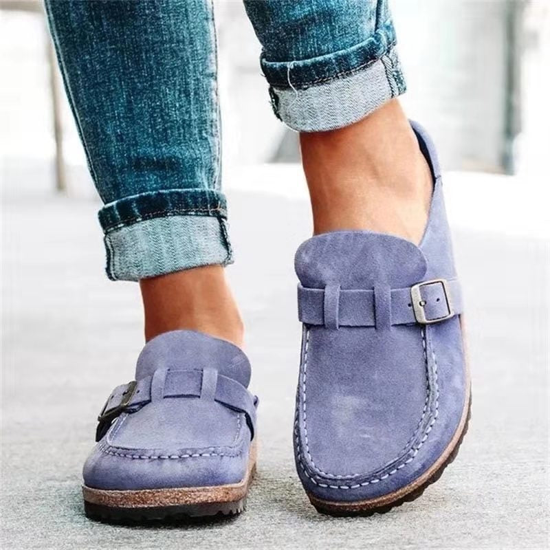 Women's Orthopedic Slip-Ons | Suede | Veridian™ Back
